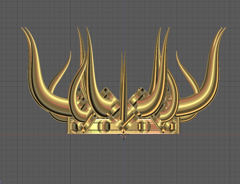 Gold dragon King Crown