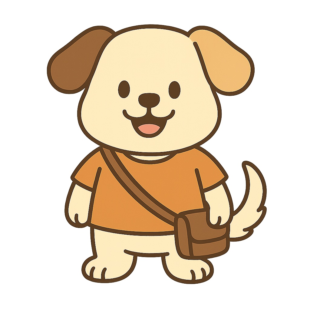 犬小屋本舗 ゆるわんこ素材セット Vol.1|全10点入り PNG背景透過