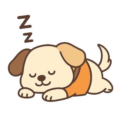 犬小屋本舗 ゆるわんこ素材セット Vol.1|全10点入り PNG背景透過