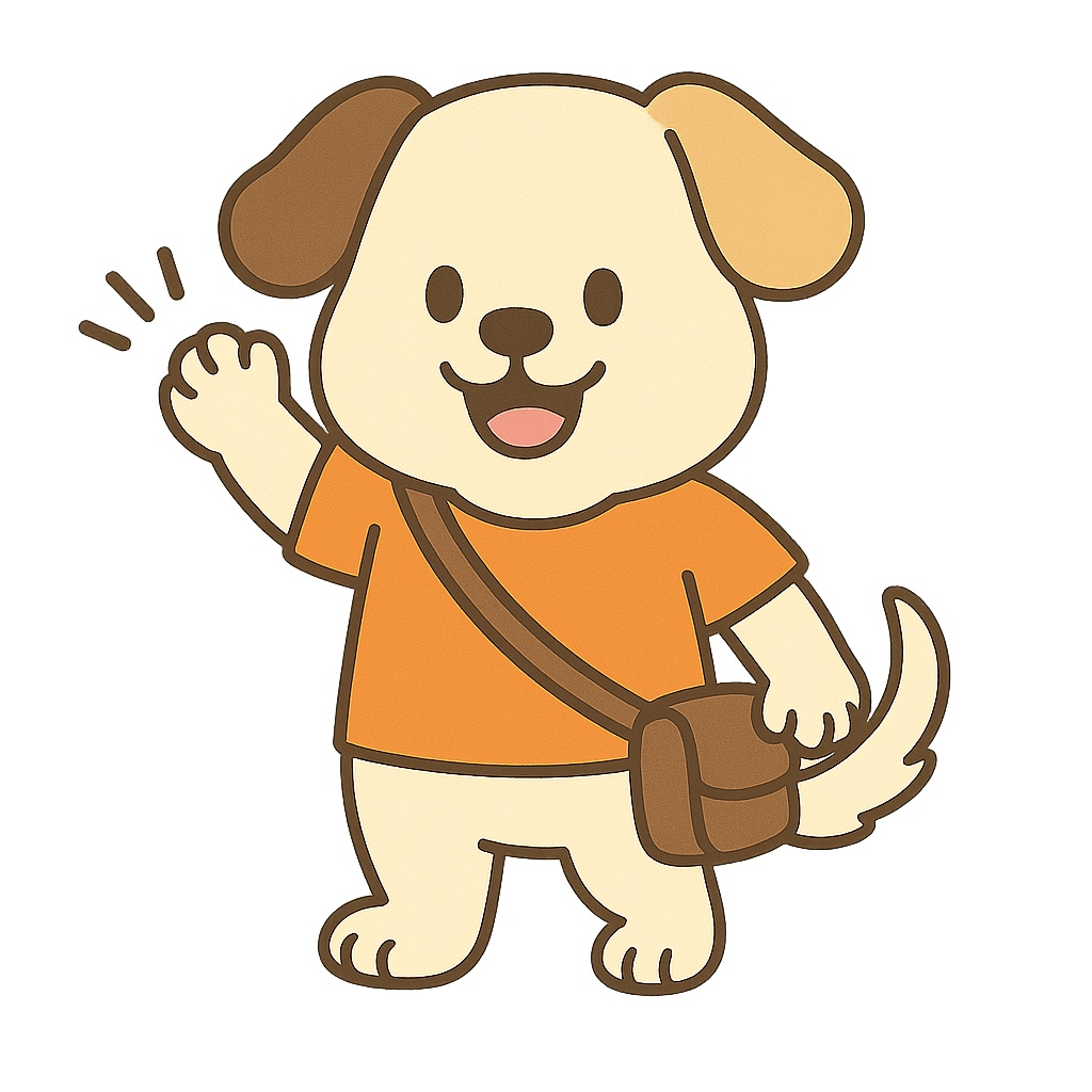 犬小屋本舗 ゆるわんこ素材セット Vol.1|全10点入り PNG背景透過