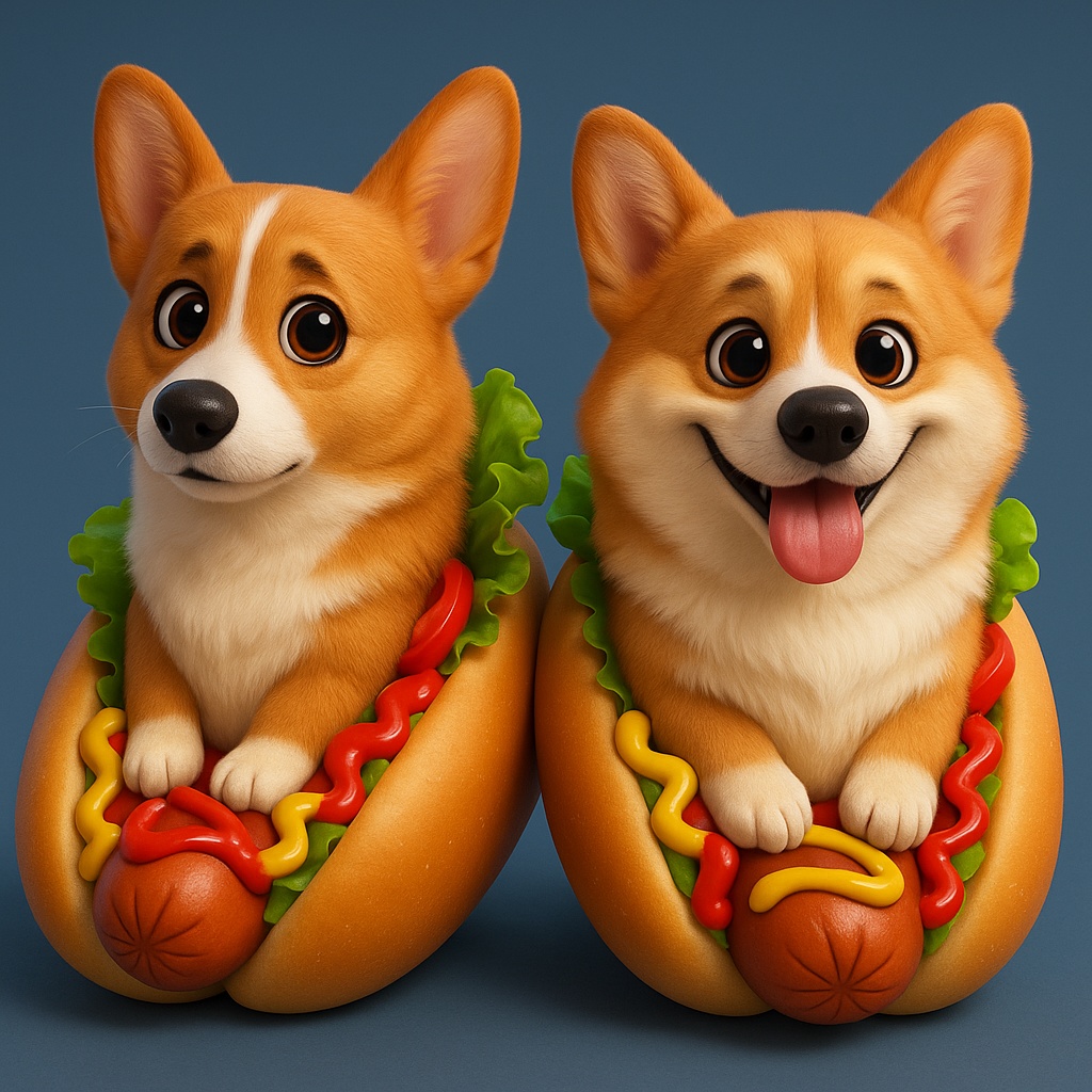 ぼくたち、ホットドッグにされました。