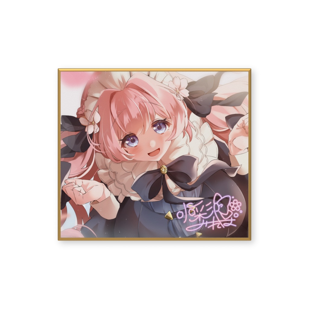 小彩みれは3.5周年記念ミニ色紙