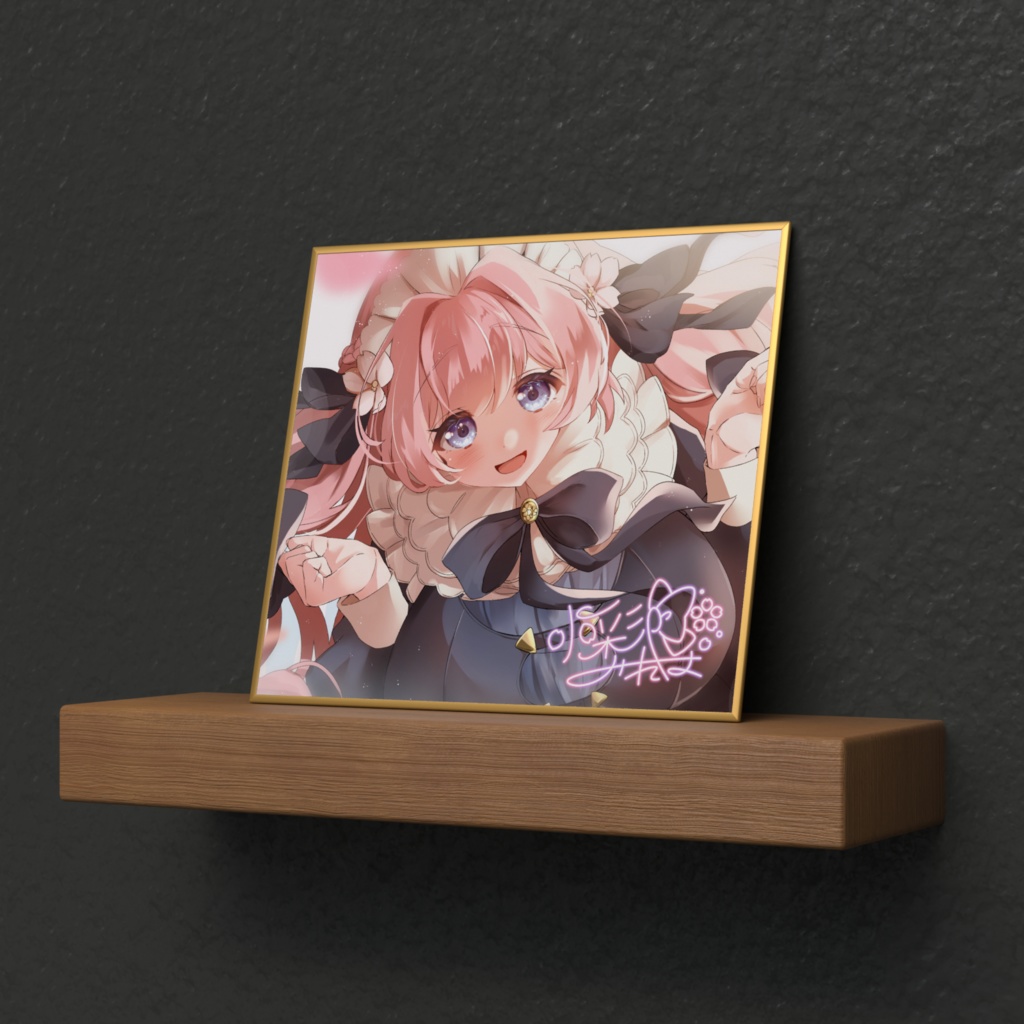 小彩みれは3.5周年記念ミニ色紙