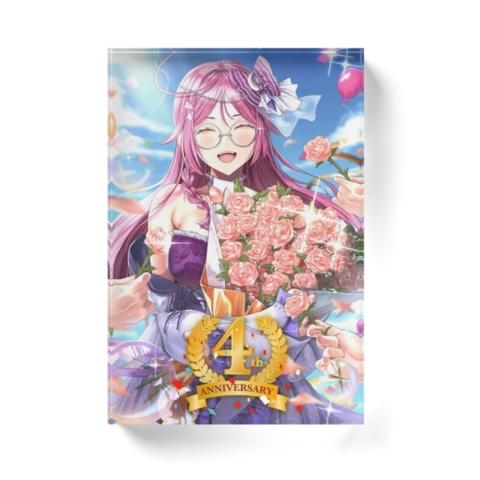 【受注生産】4周年記念アクリルブロック