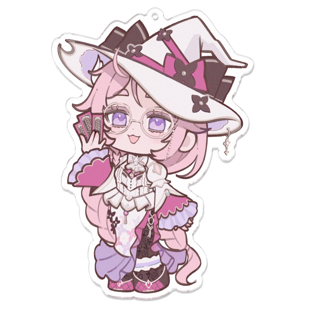 ヒメキのアクリルキーホルダー(Tarotist_ver.)