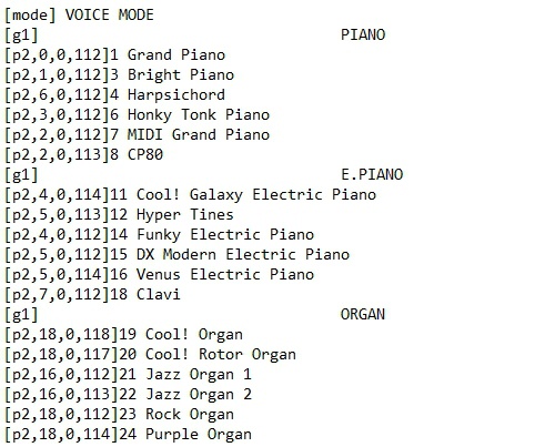 Yamaha PSR-E463 script file for Cubase