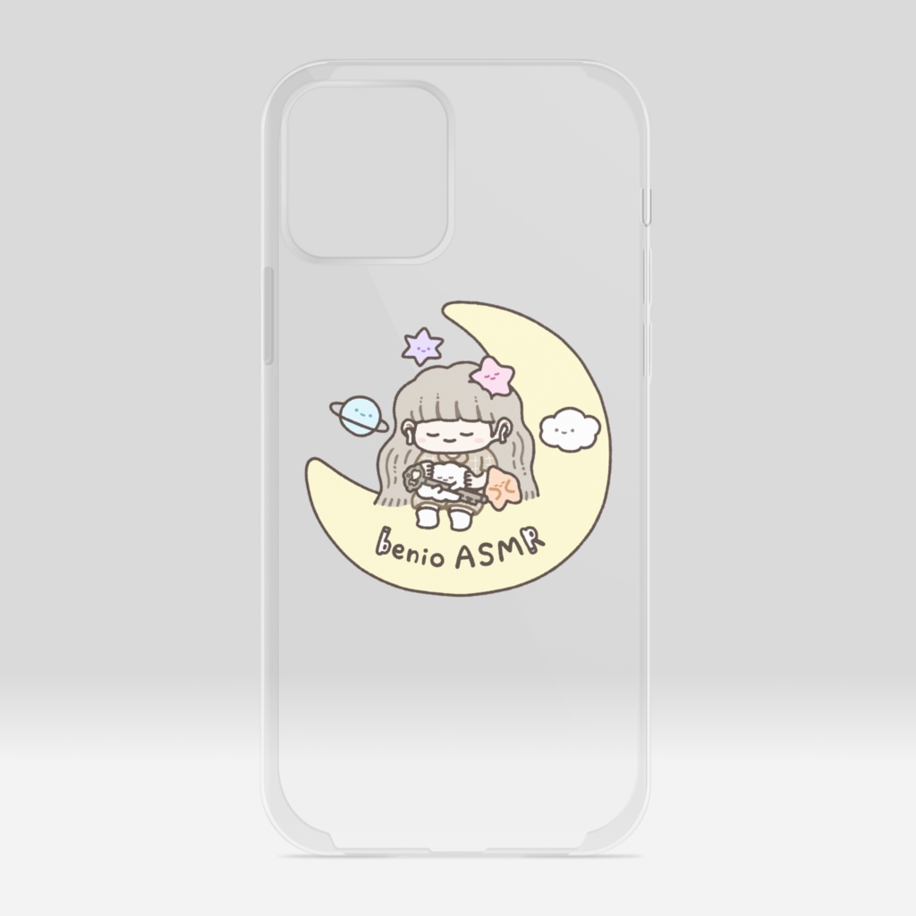 月のねむべにスマホケース