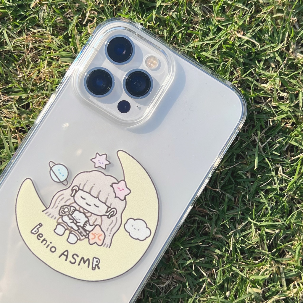 月のねむべにスマホケース