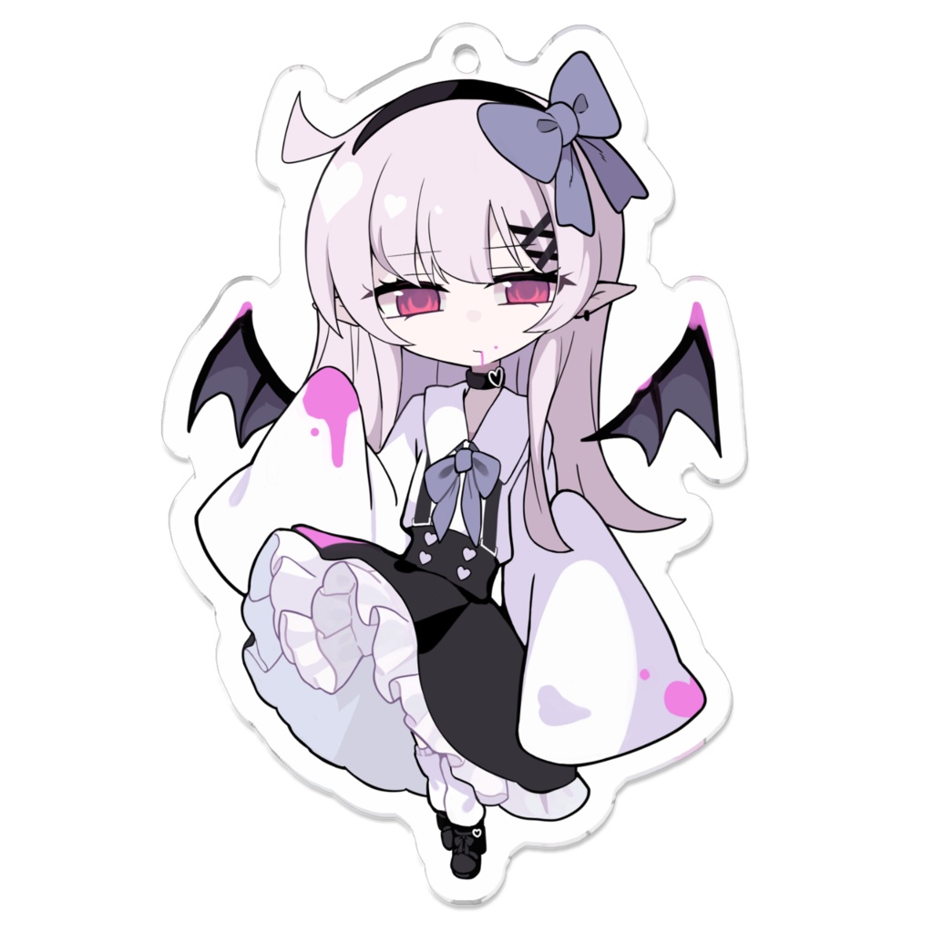 ヴァンパイアガール　アクリルキーホルダー70×70(mm)