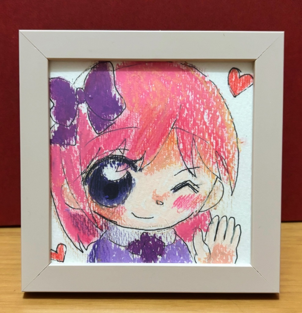 手描きイラスト　女の子