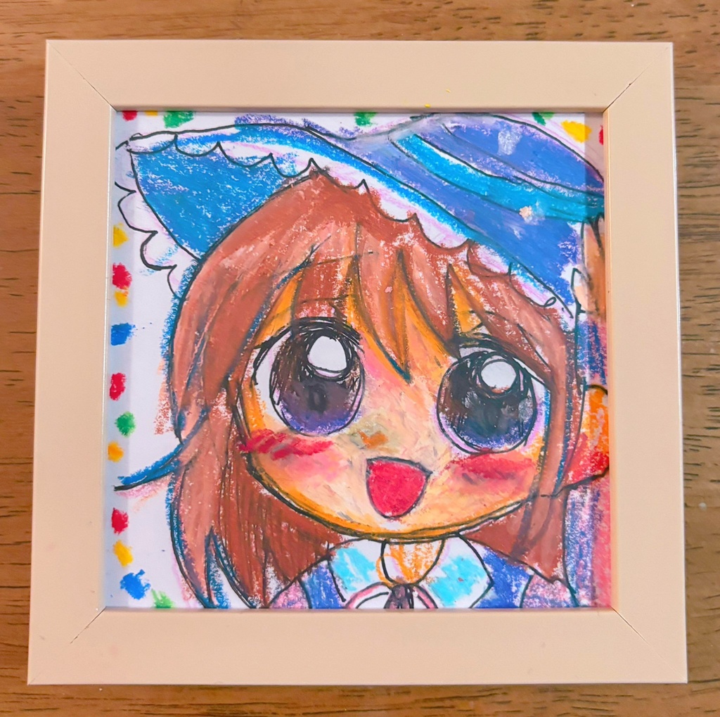 青い帽子の少女　つばさ