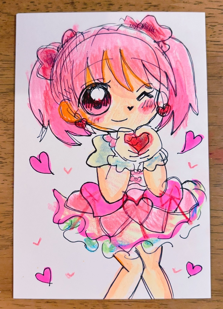 鹿目まどか イラスト オリジナル衣装