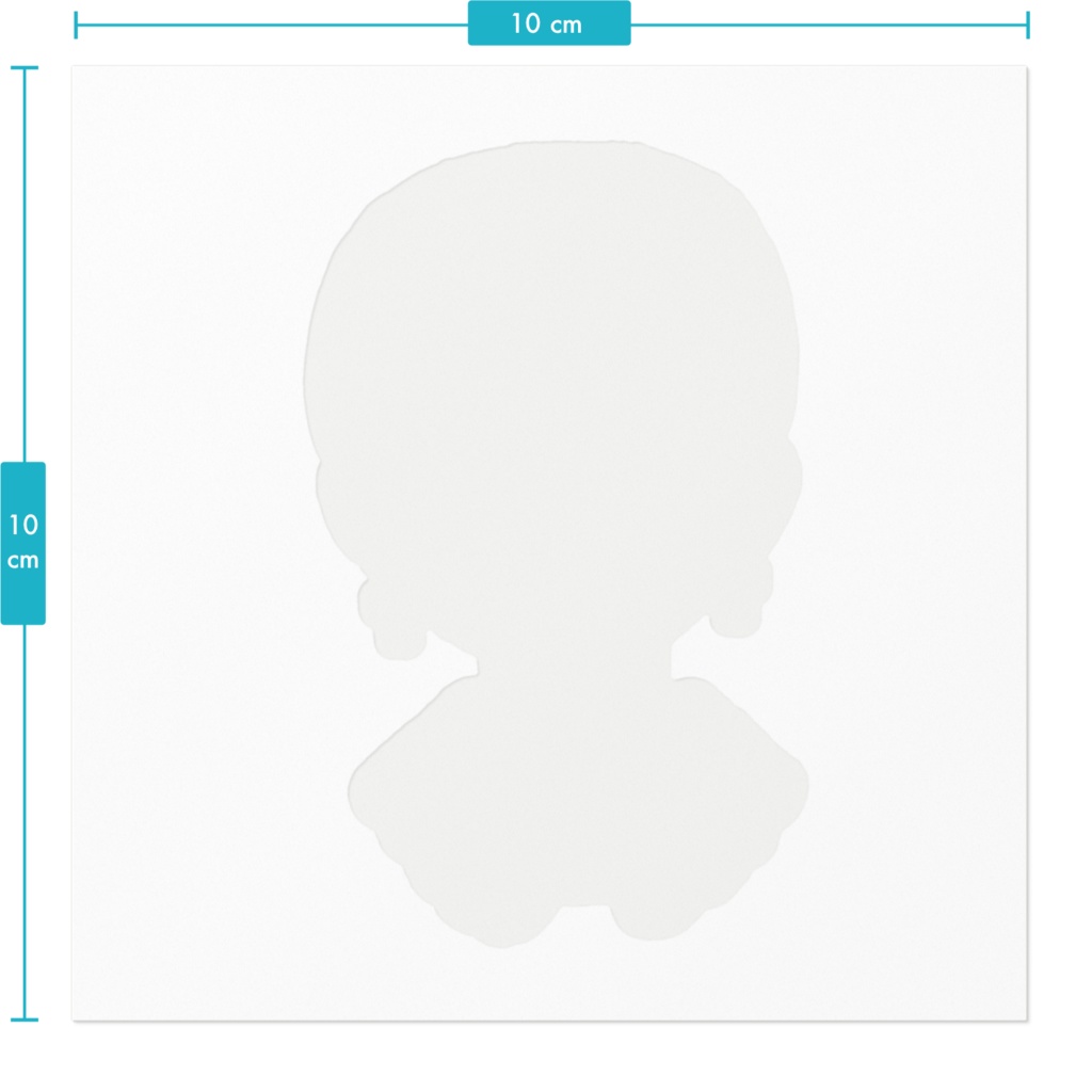 安全ピン女子ステッカー