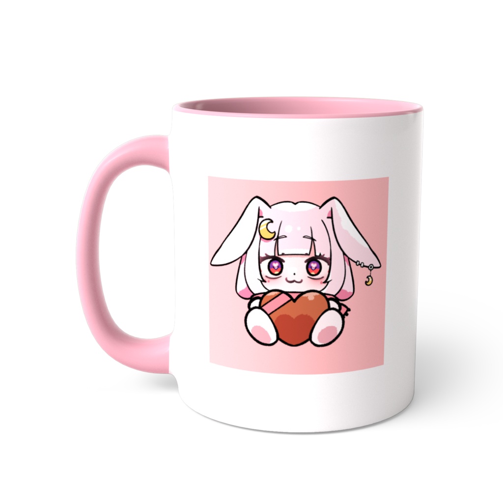 【限定】ハクト-バレンタイングッズ-ツートンカラーマグカップ