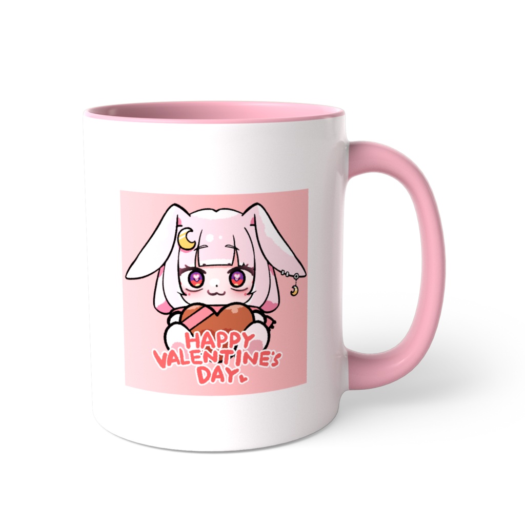 【限定】ハクト-バレンタイングッズ-ツートンカラーマグカップ