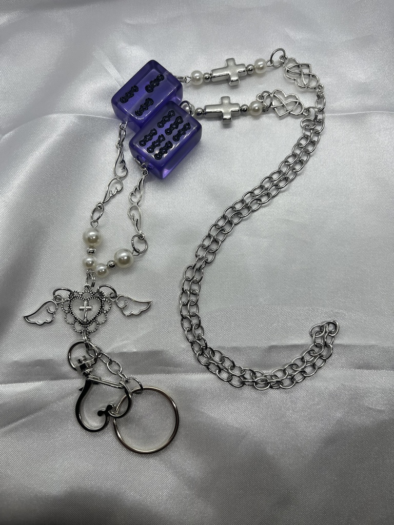 🀄️麻雀牌ストラップ🀄️【白玉】索子 三六