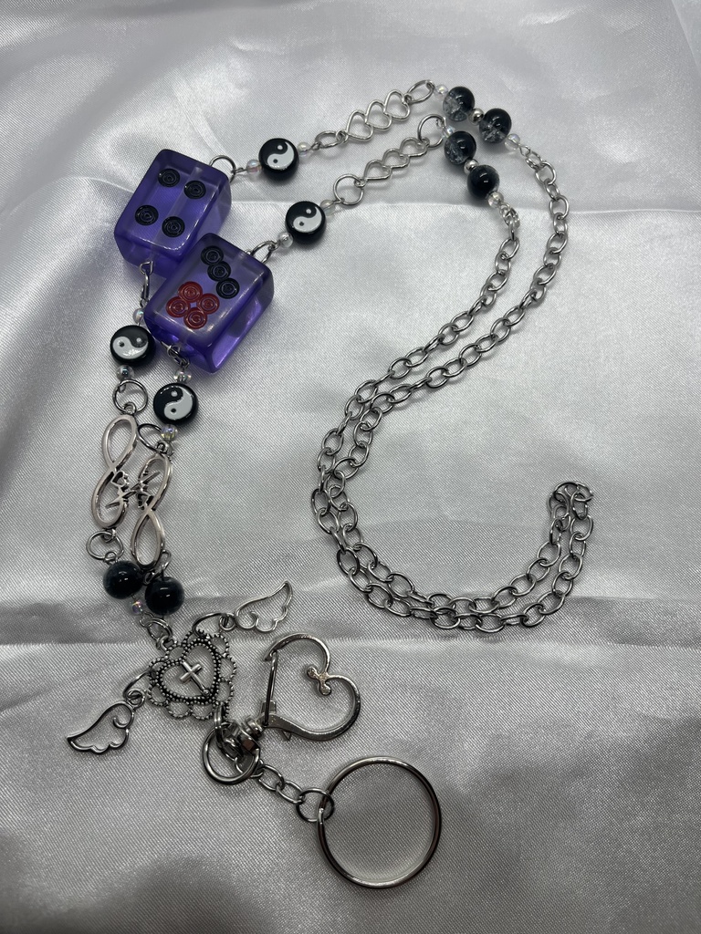 🀄️麻雀牌ストラップ🀄️【闇珠】筒子 四七