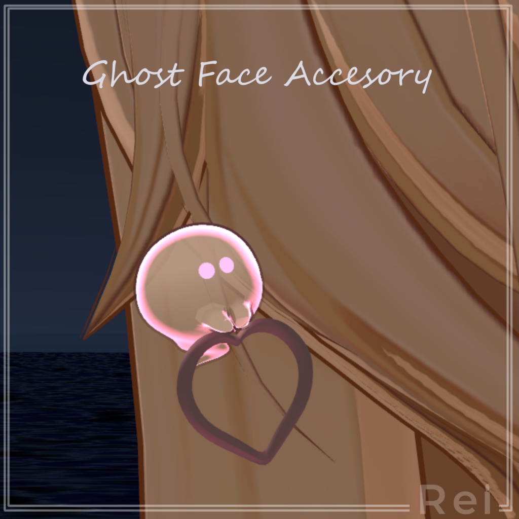 【！ハートver追加♡！】Ghost Face Accesory【MA対応】