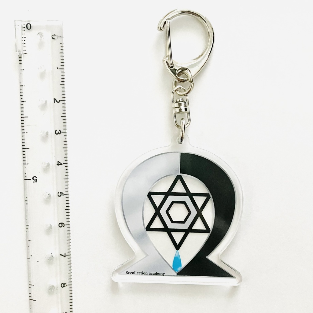 リコアカ 校章アクリルキーホルダー