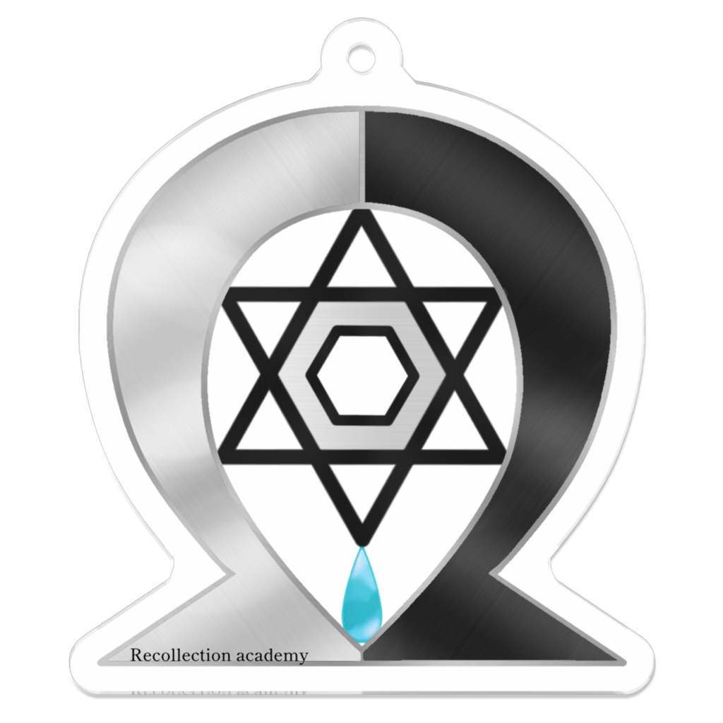 リコアカ 校章アクリルキーホルダー