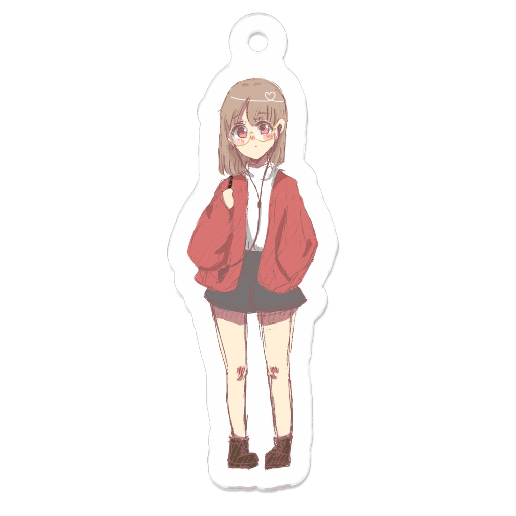スガノちゃんキーホルダー私服Ver.