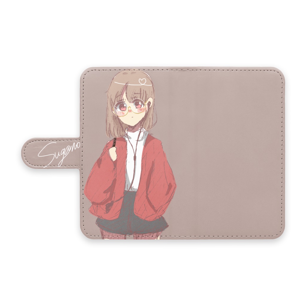 スガノちゃん私服Ver.Androidスマホケース
