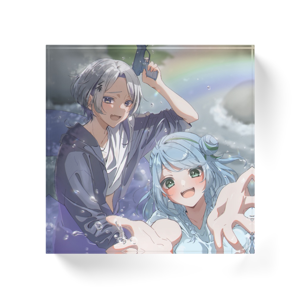 4周年アクリルブロック