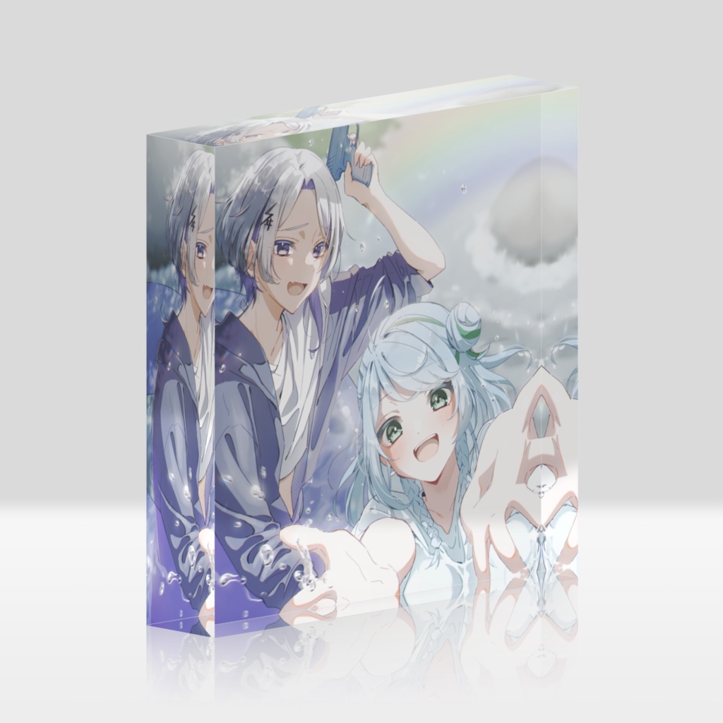 4周年アクリルブロック