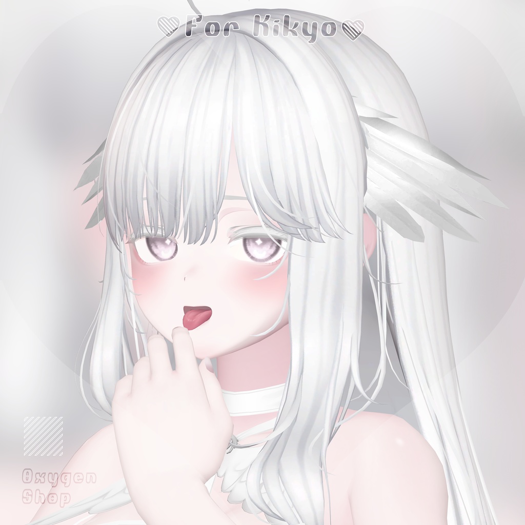 For Kikyo ♡ White Strawberry Makeup