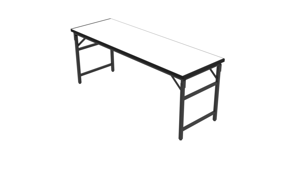 ホワイトテーブル　1800×600