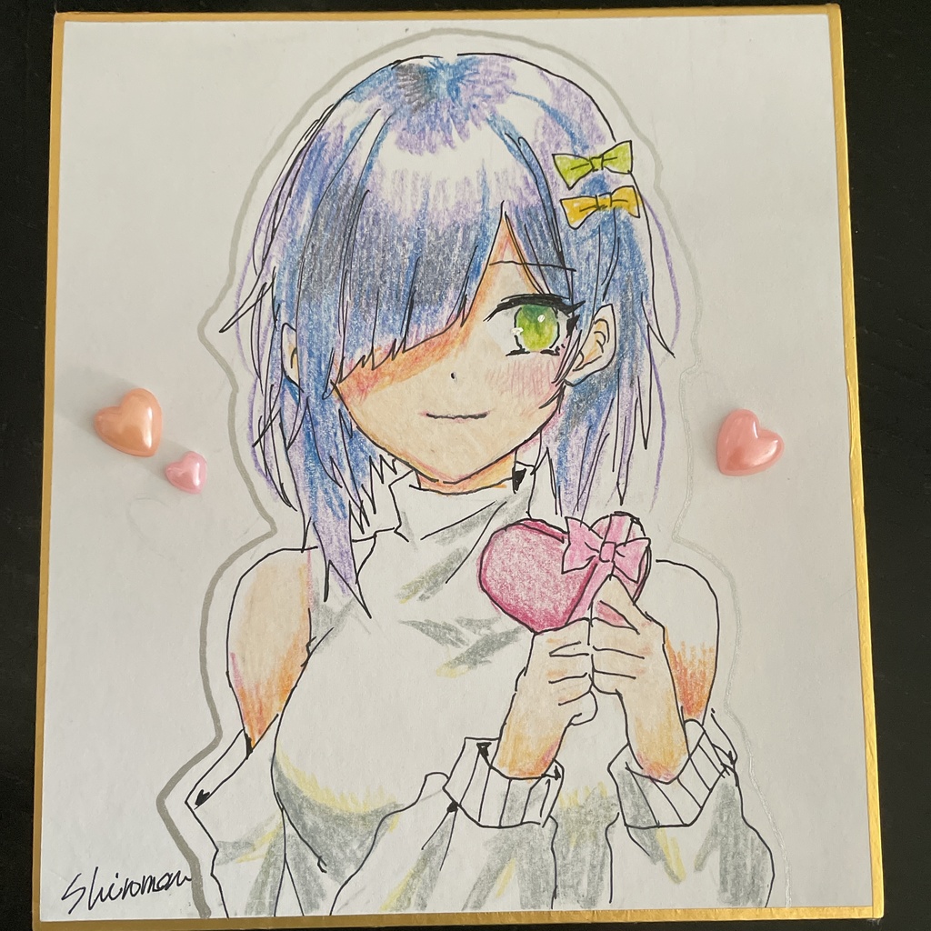 一点物　色紙　オリジナル