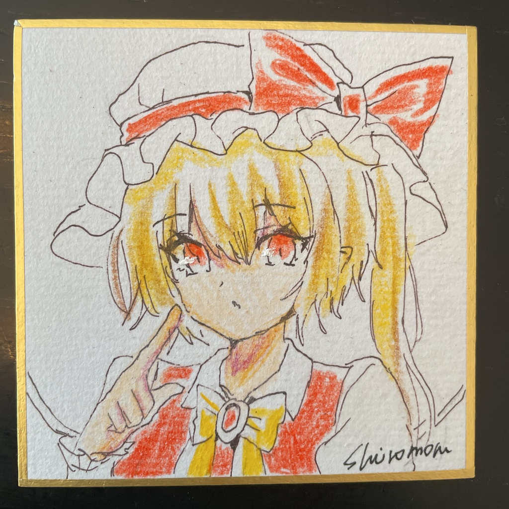 一点物　色紙　フランドール・スカーレット