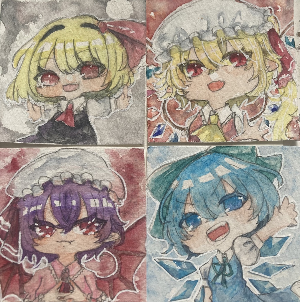 ミニ原画ガチャ(東方)