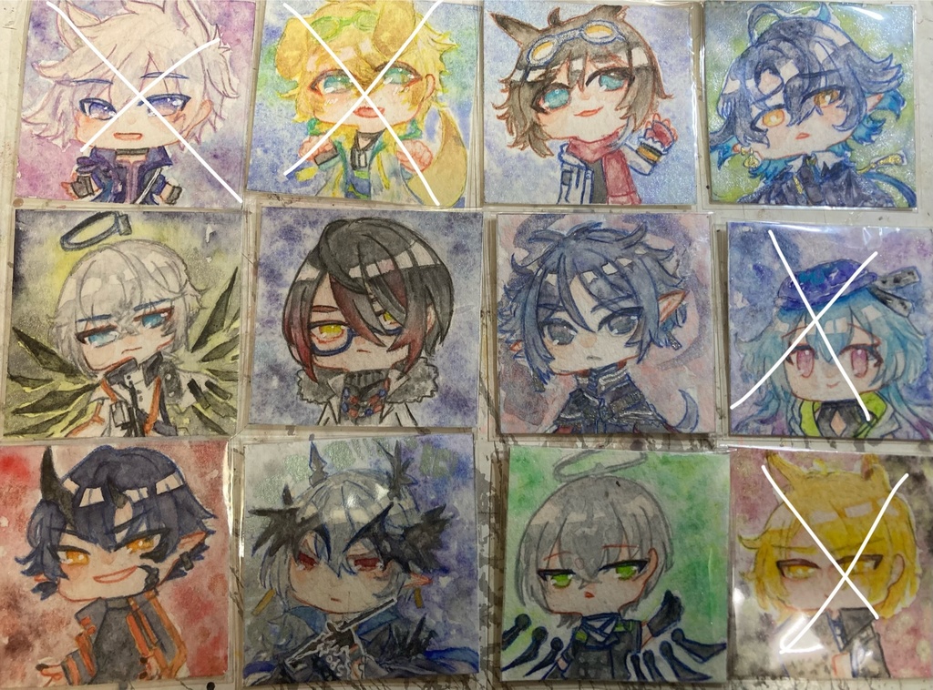 水彩ミニ原画(オペレーター)