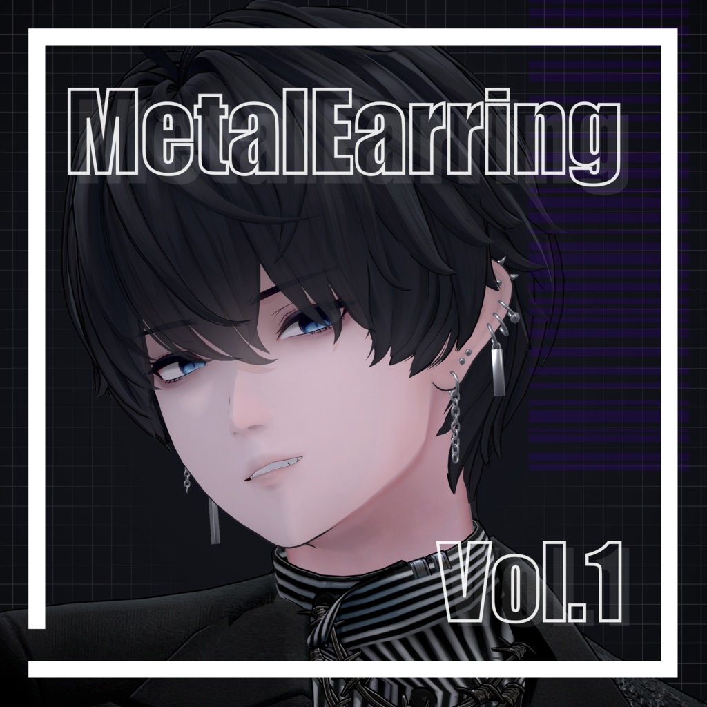 【6アバター対応】Matal Earring Vol.1