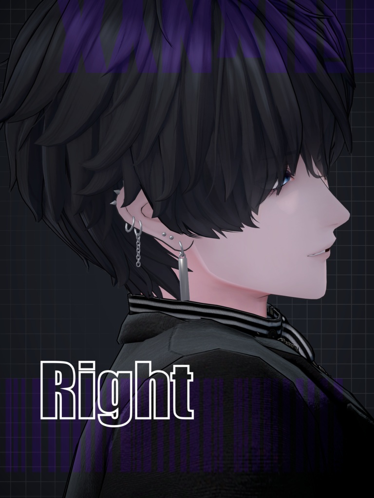 【6アバター対応】Matal Earring Vol.1