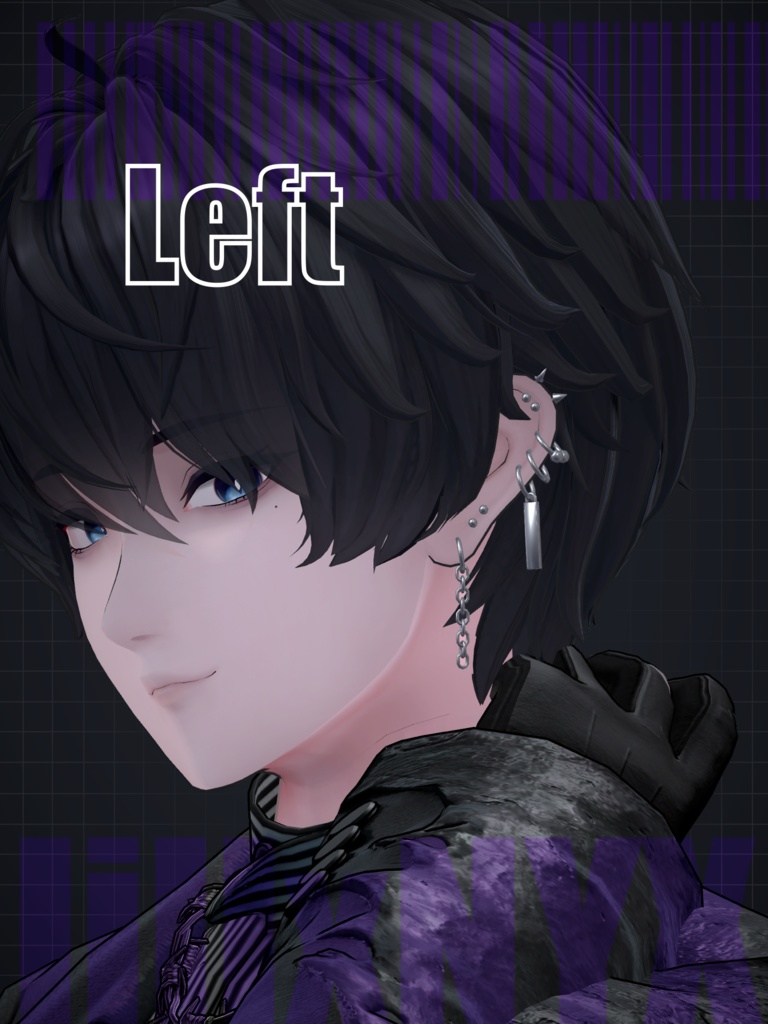 【6アバター対応】Matal Earring Vol.1