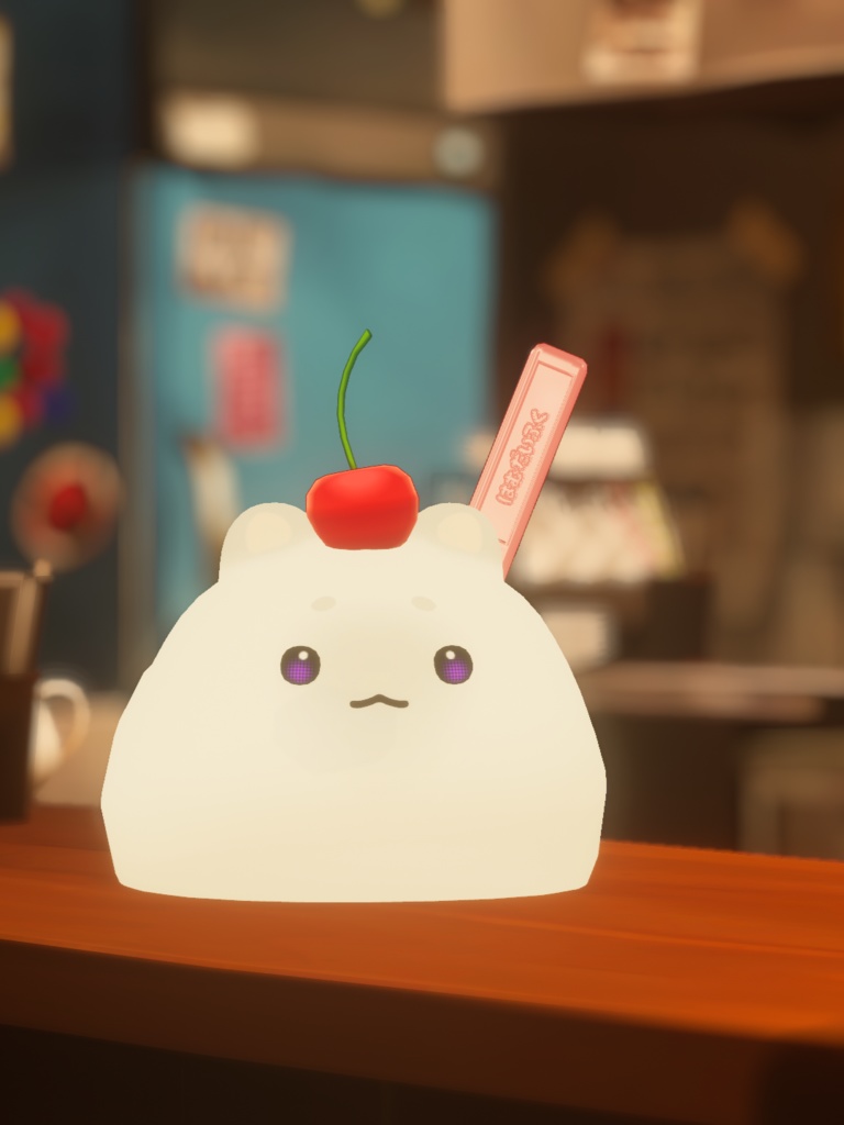 【はむ対応】あたまにのせるさくらんぼ