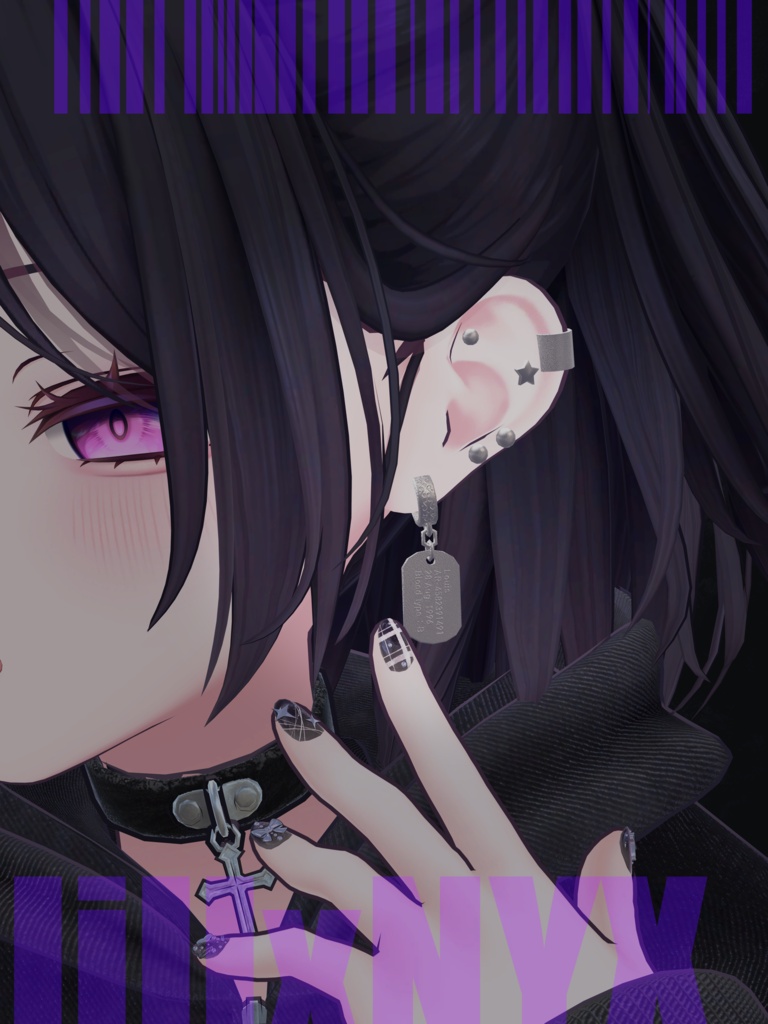 ⸜追加⸝ 【10アバター対応】Dogtag Earring