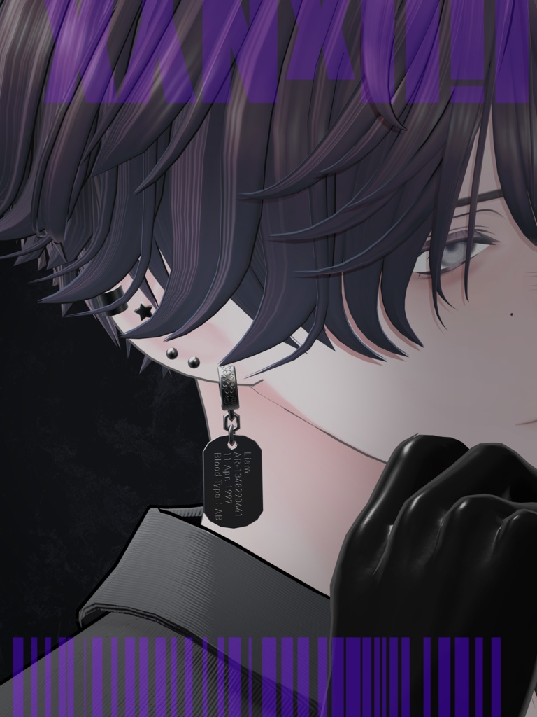 ⸜追加⸝ 【10アバター対応】Dogtag Earring