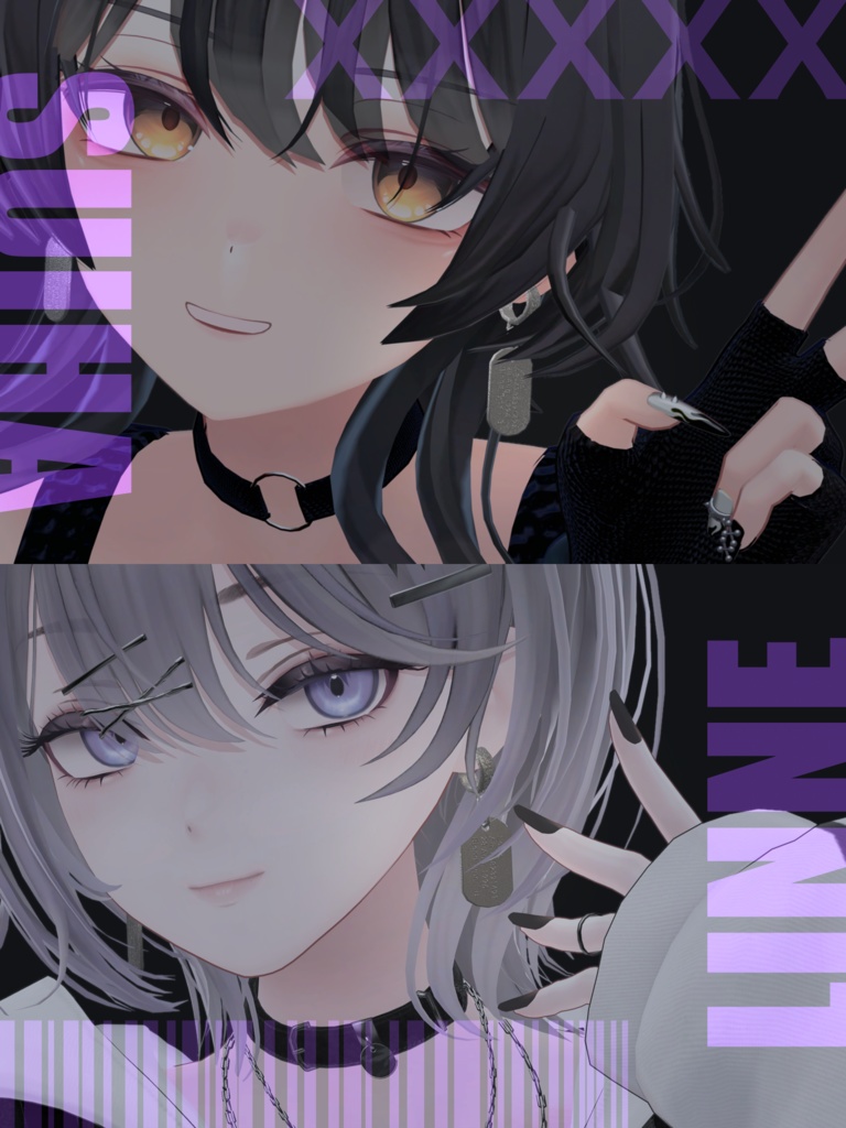 ✦発売Sale中✦ Dogtag Earring【7アバター対応】