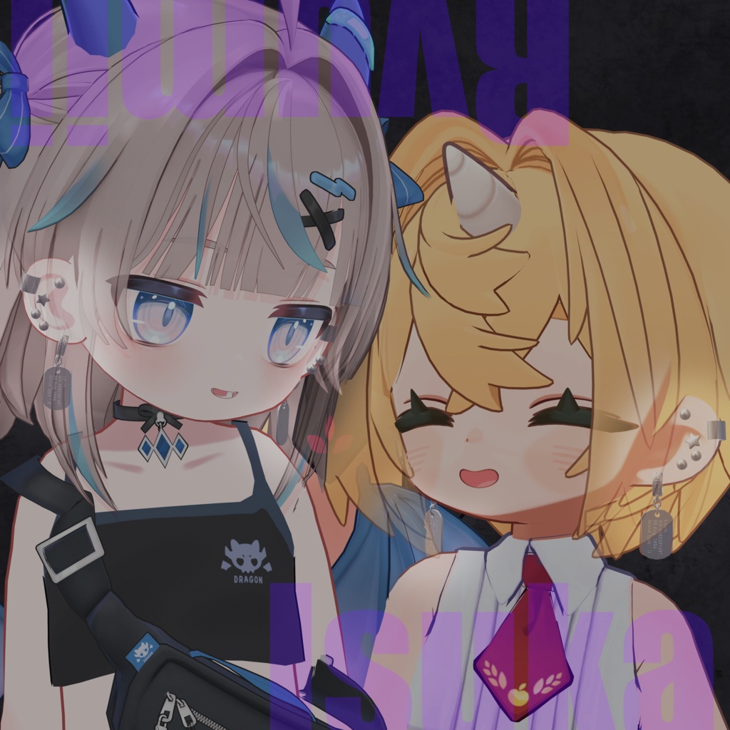 ⸜追加⸝ 【13アバター対応】Dogtag Earring