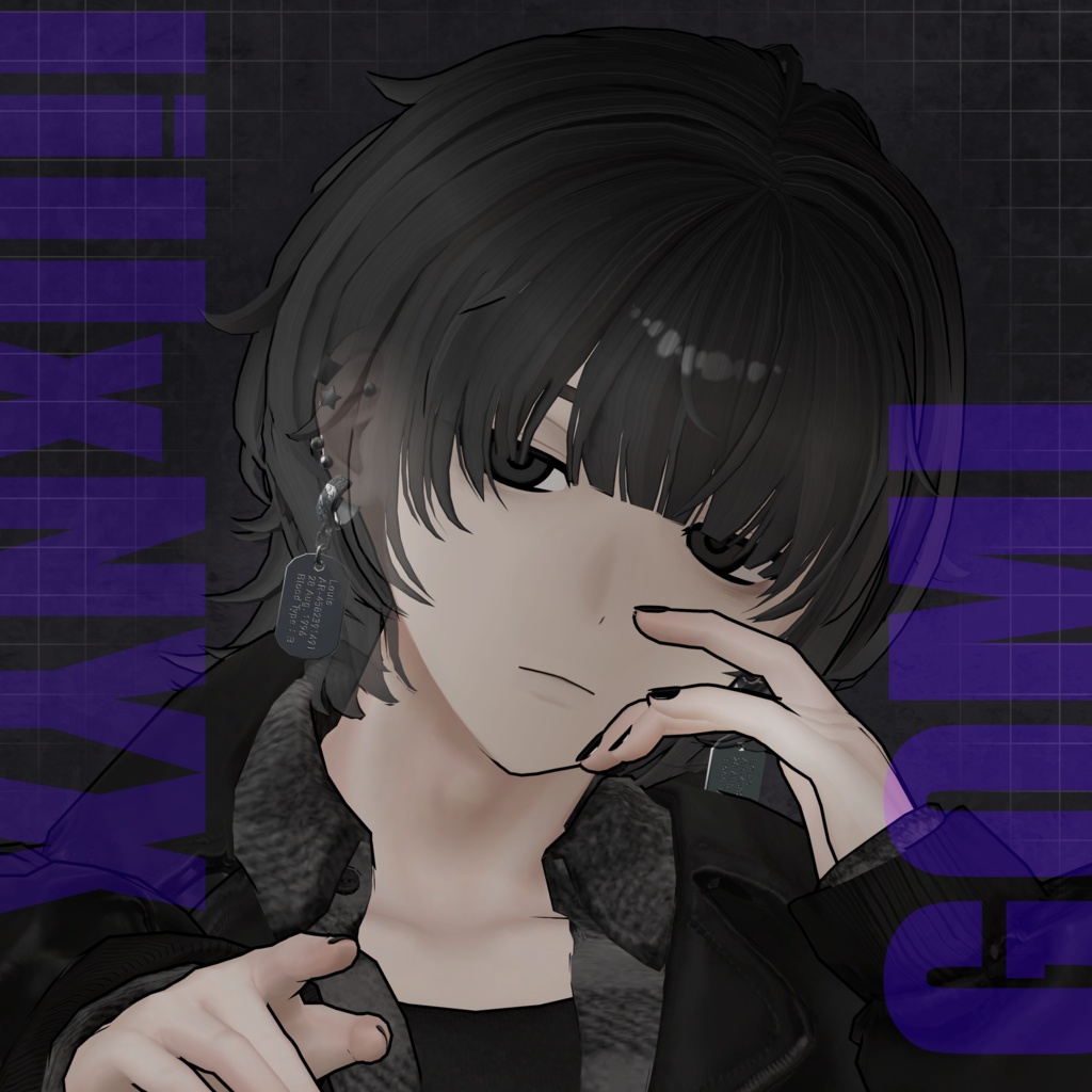 ⸜追加⸝ 【14アバター対応】Dogtag Earring