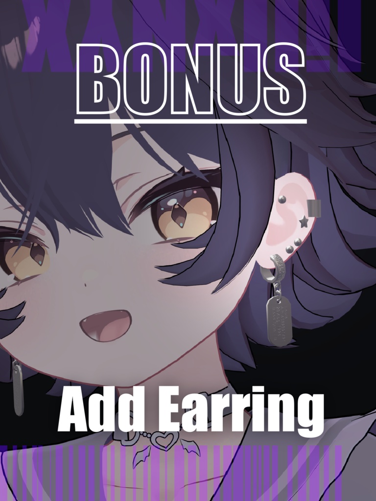 ✦発売Sale中✦ Dogtag Earring【7アバター対応】