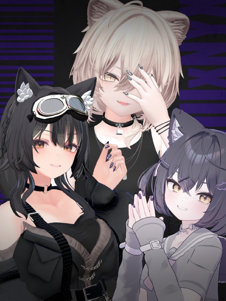 ✦発売SALE中✦【5アバター対応】 Magnetic Nail【MA対応】