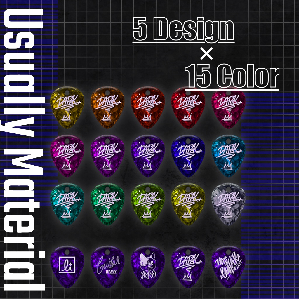 ⸜ SALE&記念Free ⸝【15アバター対応】GuitarAccessories Earring