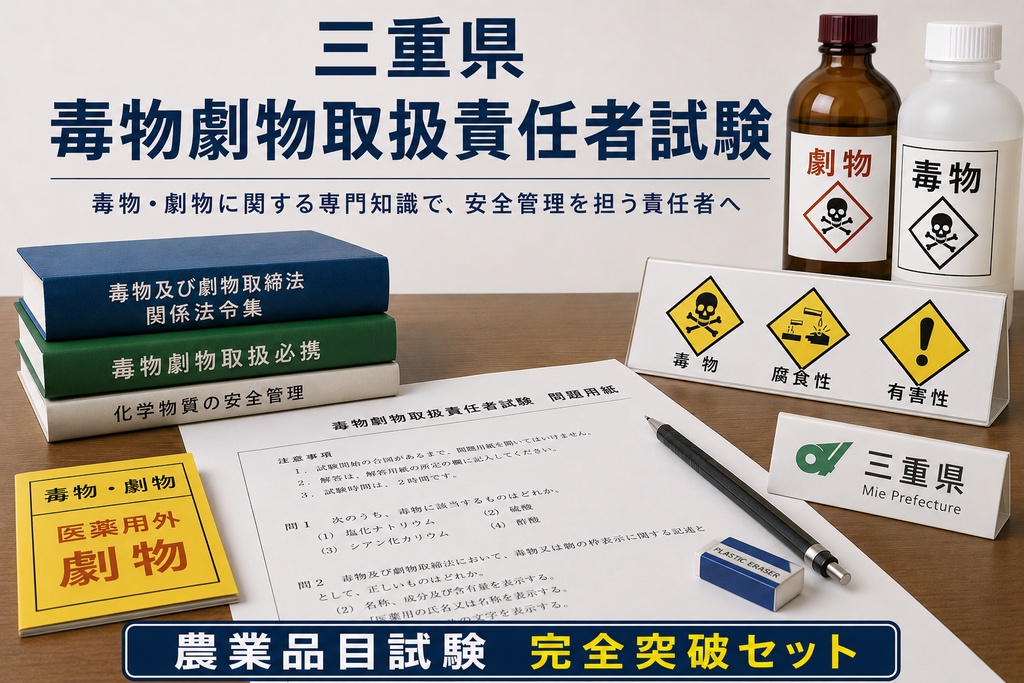  三重県　農業用品目・完全突破セット