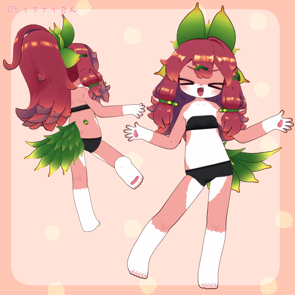 #まめけもふれんず! まめふれんずケモノ化テクスチャ