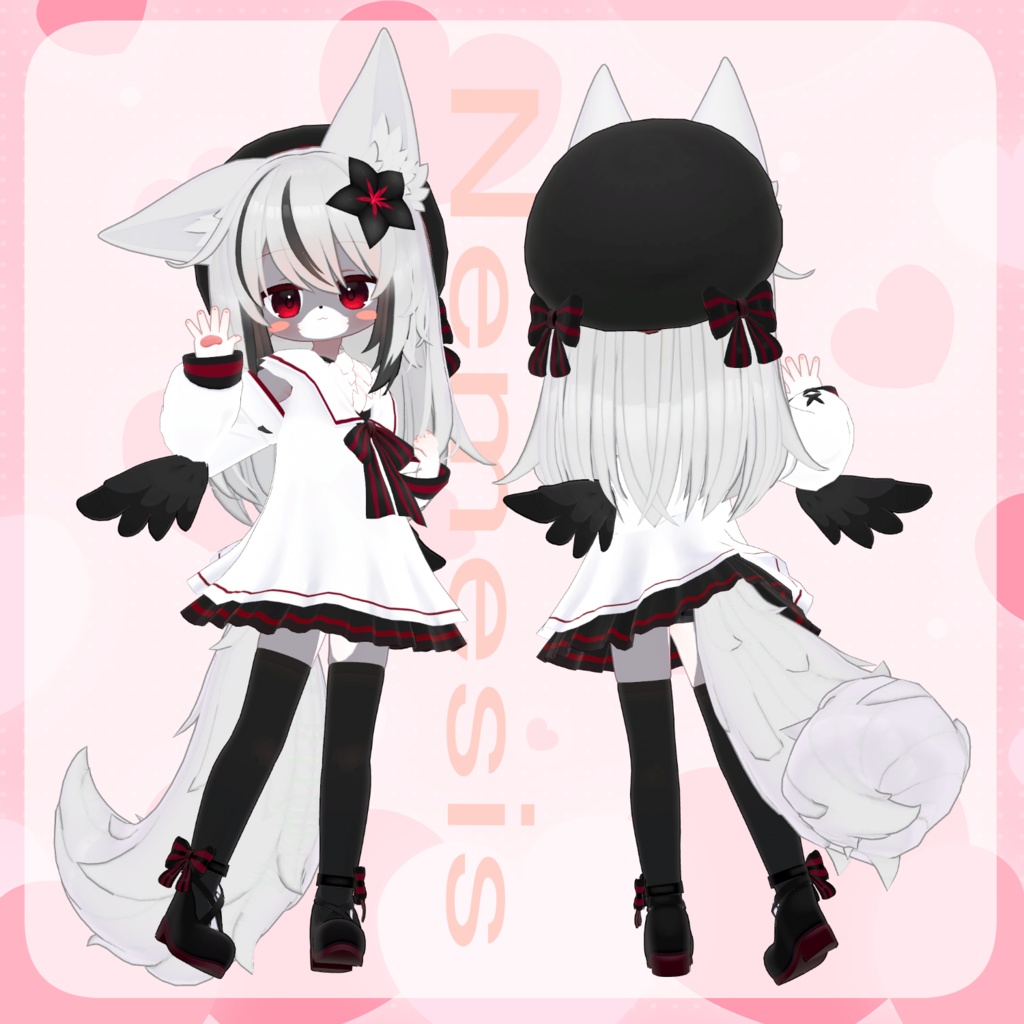 【こまいぬ通りアバターケモノ化テクスチャ】こまいぬけもの【ネメシス・リィ・きなこ対応】