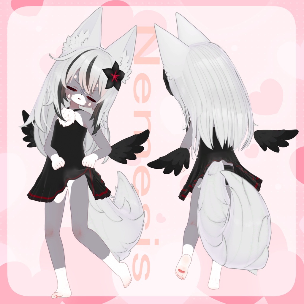 【こまいぬ通りアバターケモノ化テクスチャ】こまいぬけもの【ネメシス・リィ・きなこ対応】